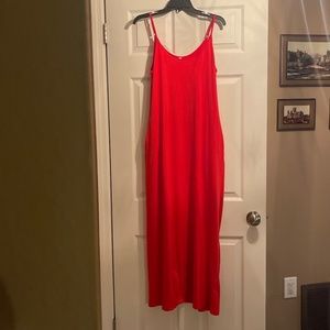 Soft spaghetti strap maxi dress